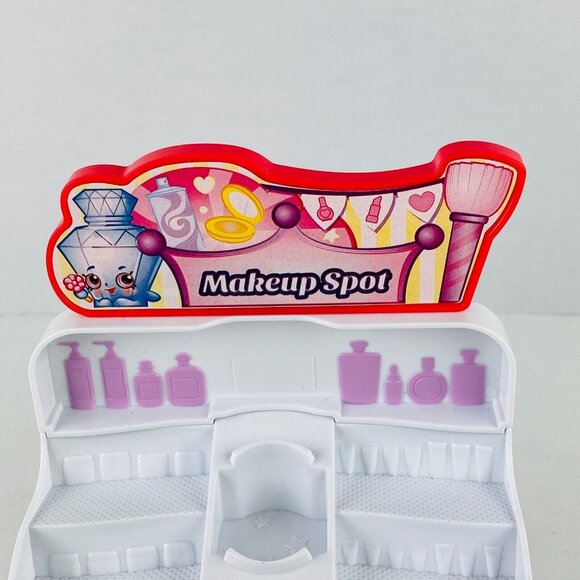 Shopkins Makeup Spot Shelf Cabinet Kids Toy Accessory Piece Pretend Play - Picture 2 of 4